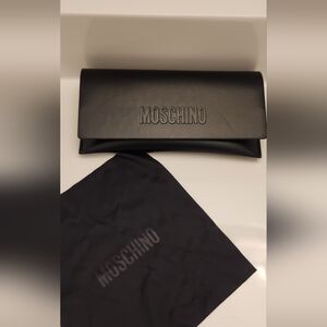 Moschino Black Men's Sunglass Case